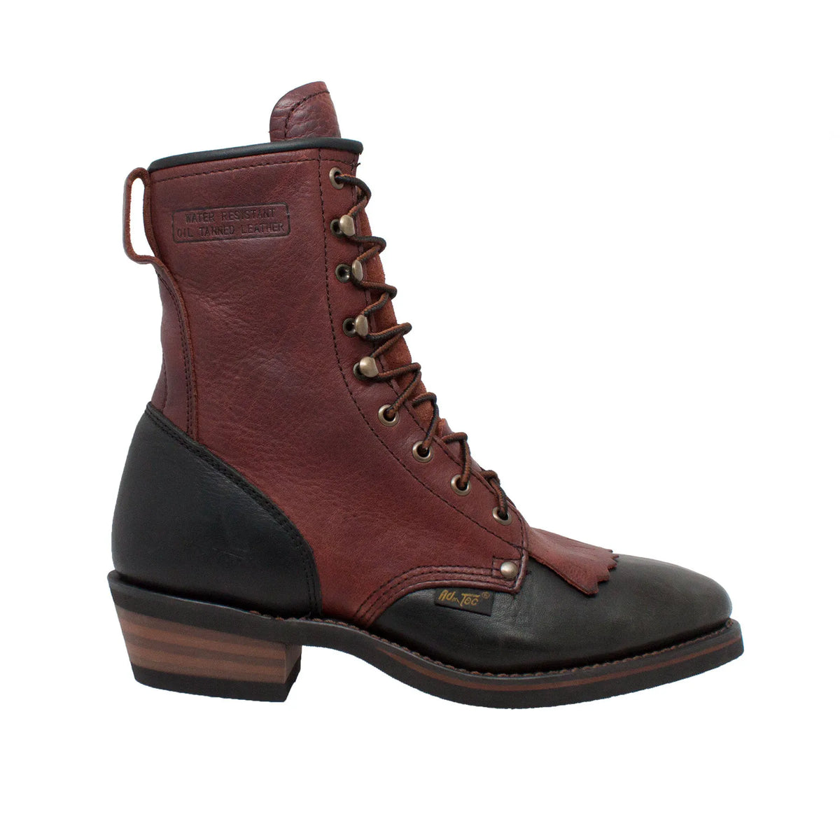 1179- Bellevue: Men's 9" Western Packer - Brown & Black [soft toe]