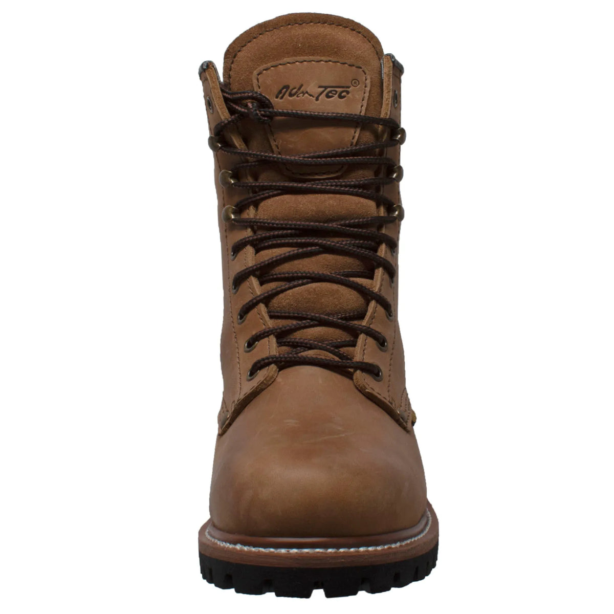 1427WP- Logger: Men's 9" work boot- Brown [soft toe, wp]