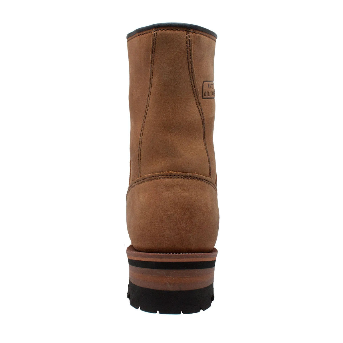 1427- Logger: Men's 9" Work Boot- Brown [Soft toe]