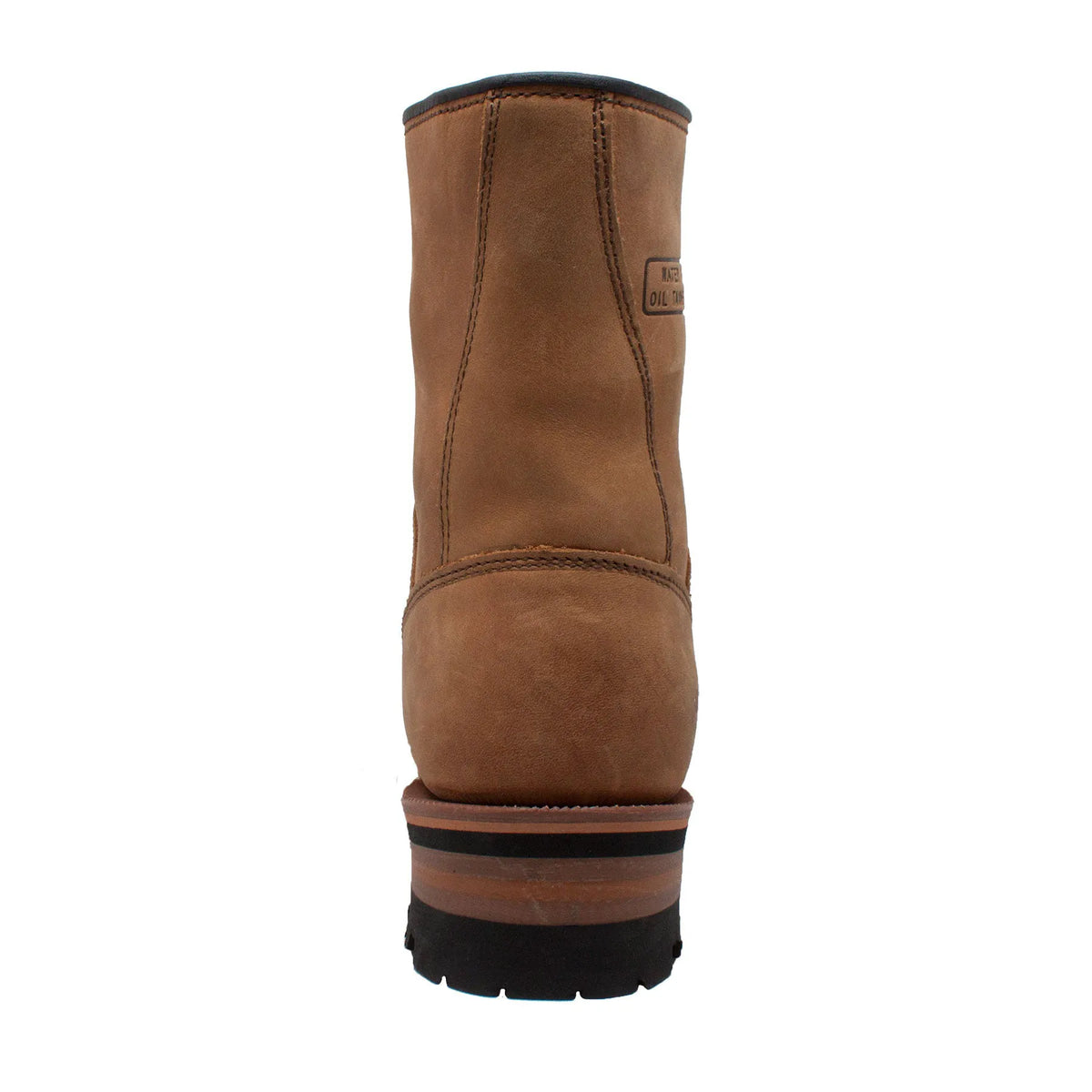 1740- Logger: Men's 9" Work Boot- brown [steel toe]