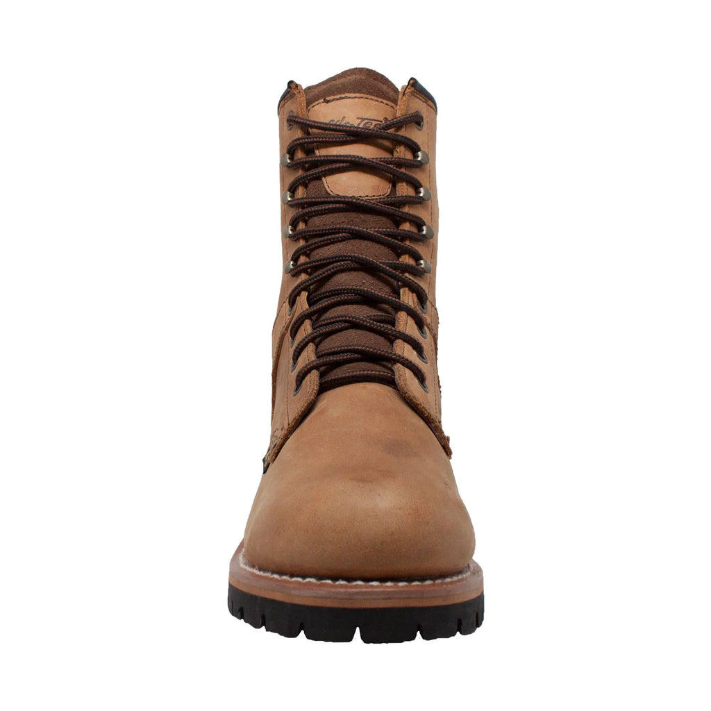 1427- Logger: Men's 9" Work Boot- Brown [Soft toe]