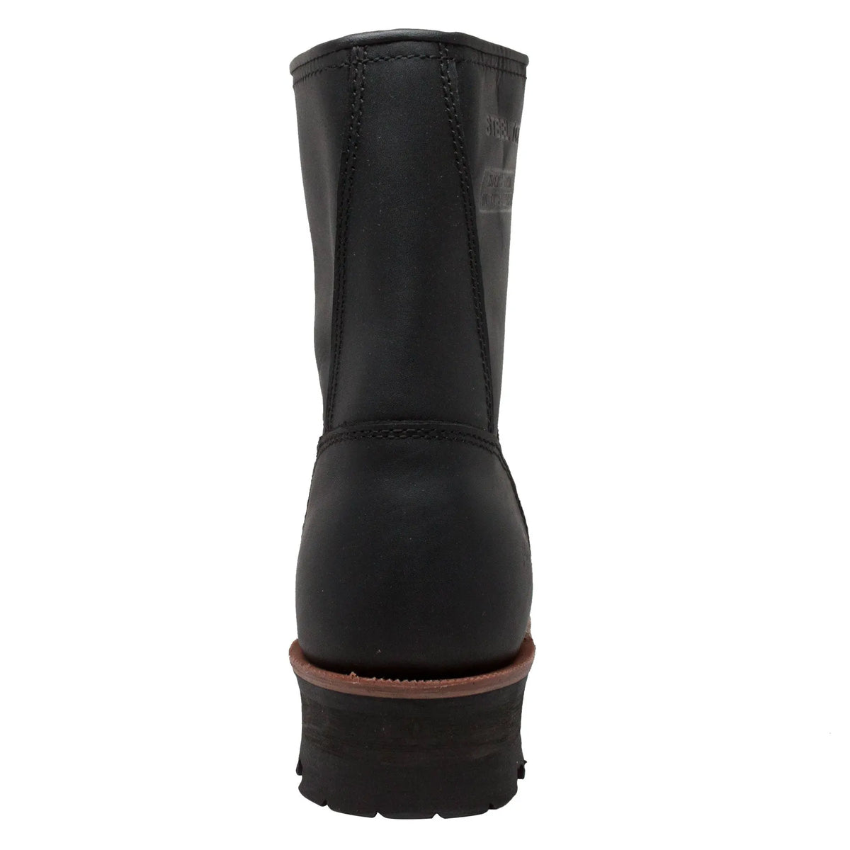 1428WP- Logger: Men's 9" Work boot- Black [steel toe, wp]