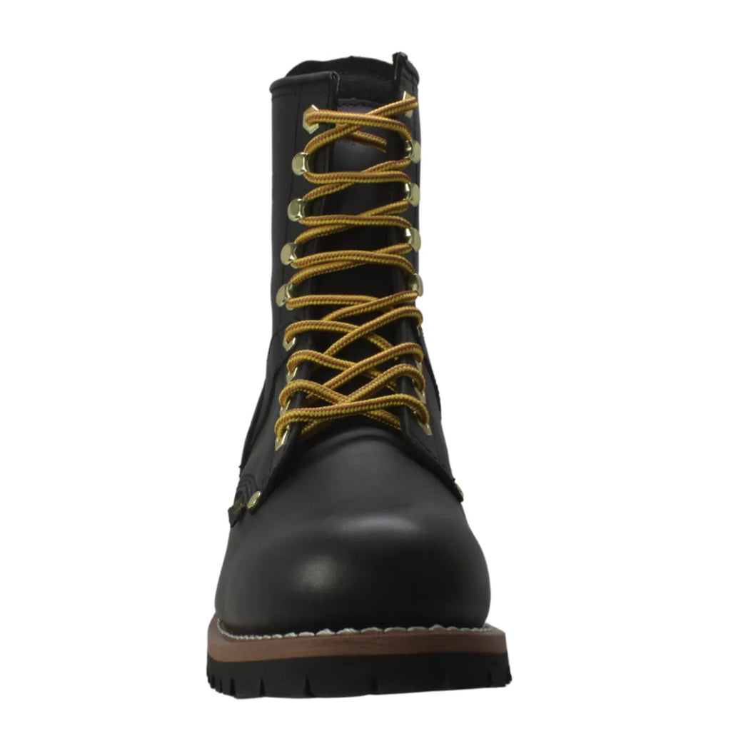 1439- Logger: Men's 9" Work boot- black [soft toe]