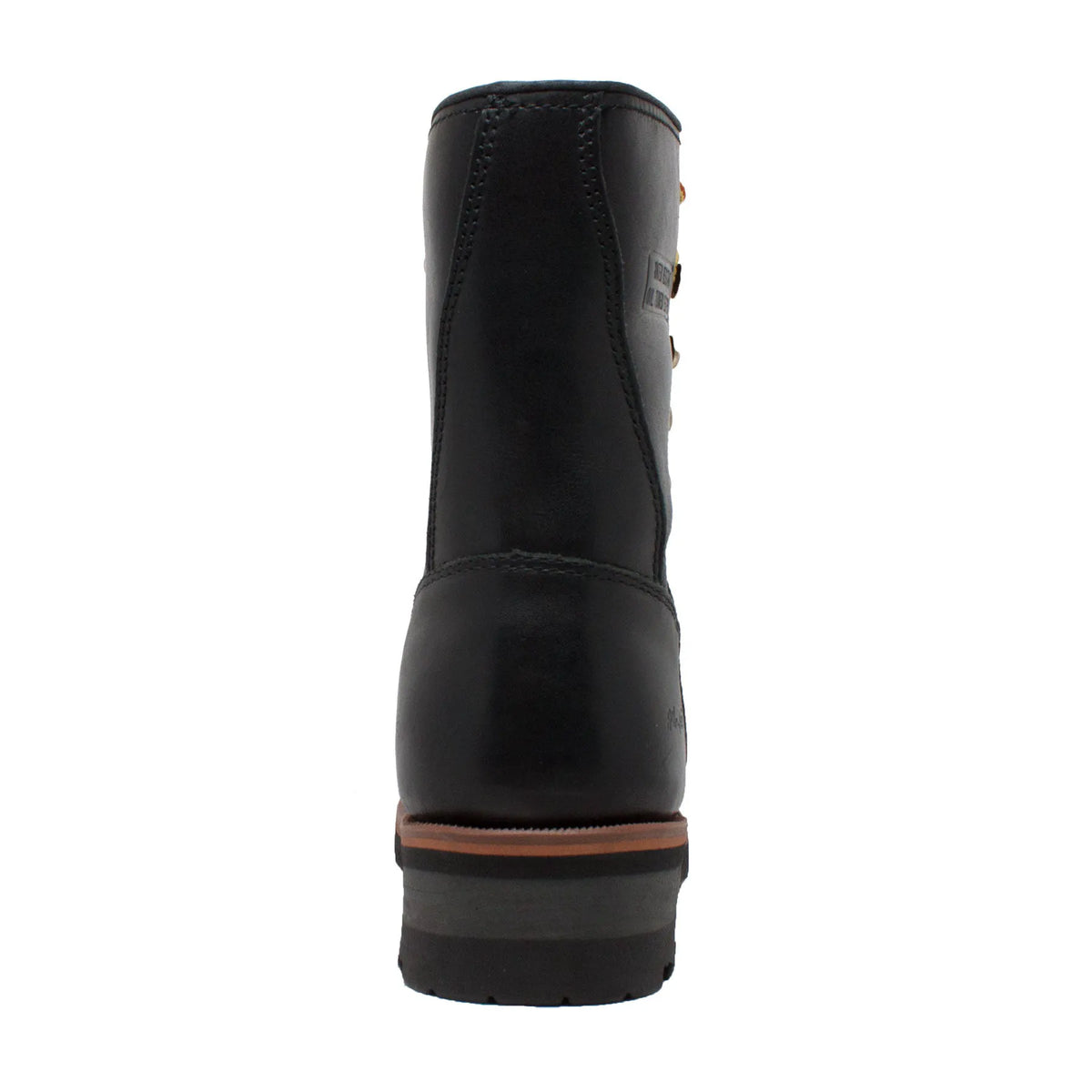 1428- Logger: Men's 9" work boot- Black [Steel Toe]