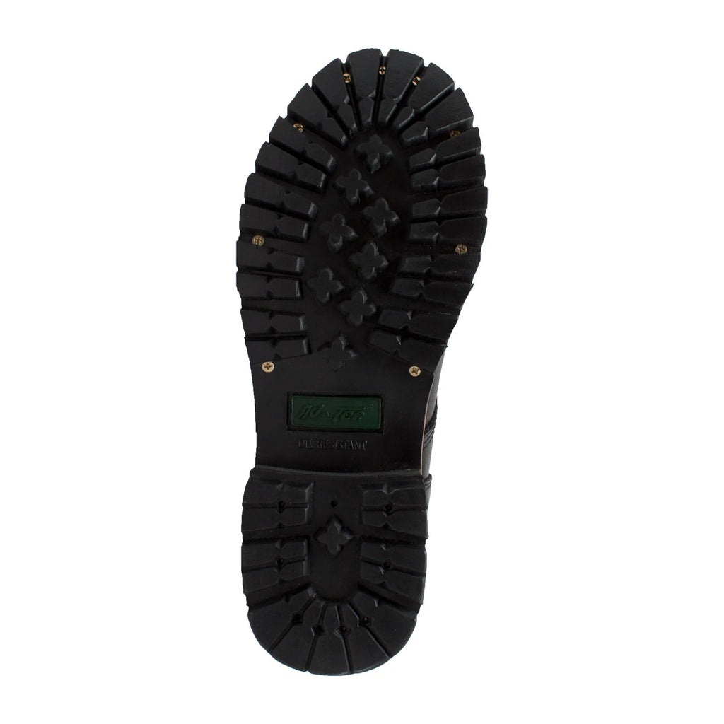 1428- Logger: Men's 9" work boot- Black [Steel Toe]