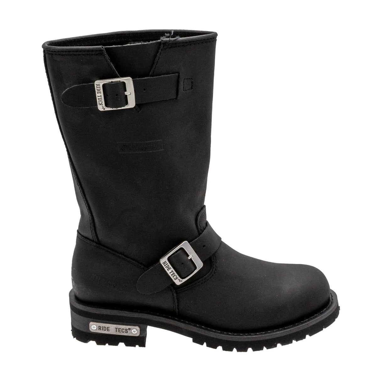 1440- Deluxe: Men's 11" Engineer Boot- Black [Soft toe]