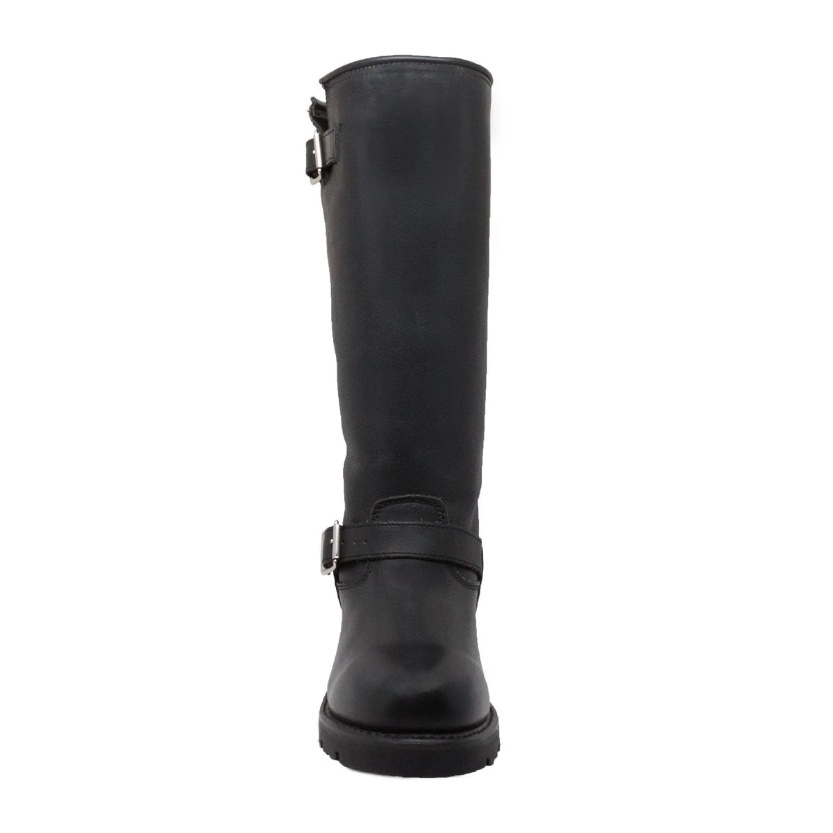 1443: Men's 16" Engineer Biker Boot- Black [Soft Toe]