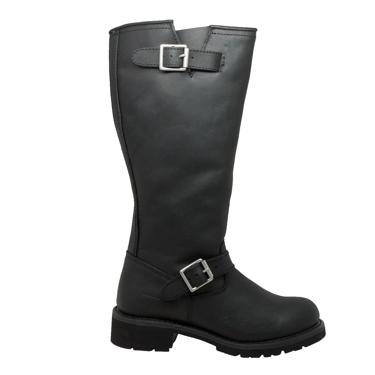 1443: Men's 16" Engineer Biker Boot- Black [Soft Toe]