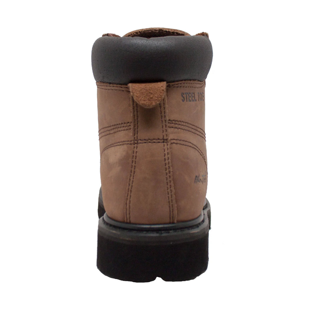 1981- Men's 6" Work Boot- brown [Steel Toe]