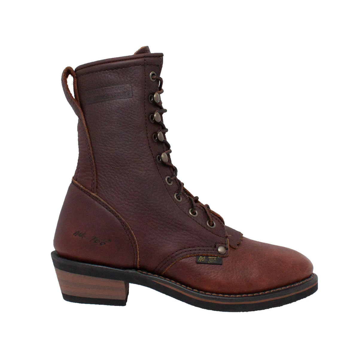 2173: Women's 8" Chestnut Packer - Brown [Soft Toe]