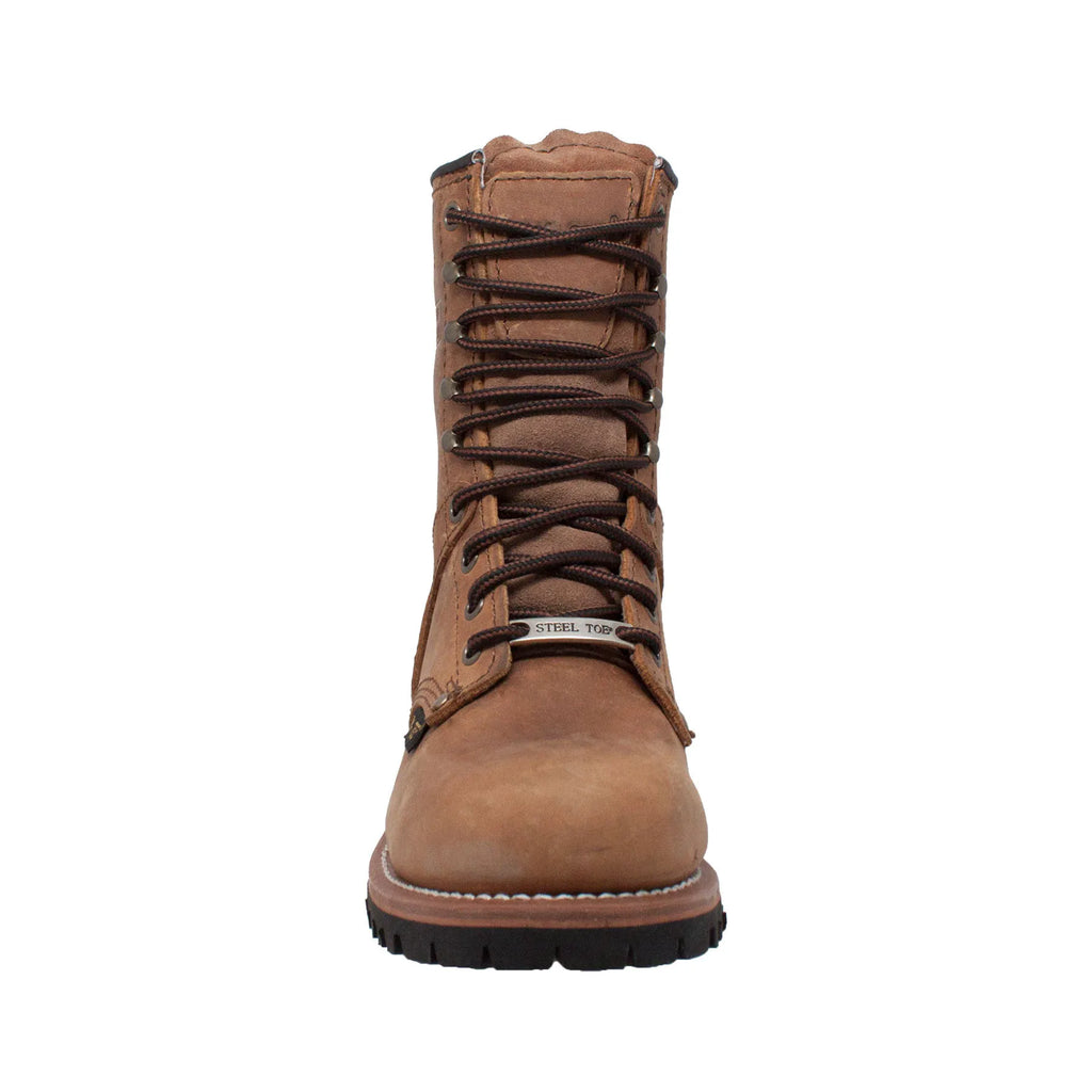 2426- Logger: Women's 9" Work boot- Brown [Steel Toe]