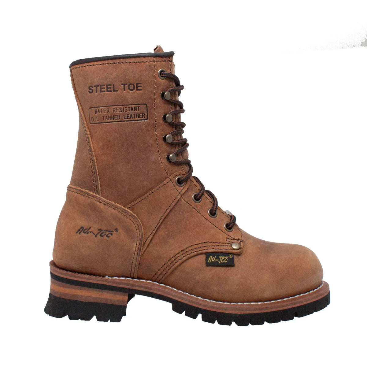 2426- Logger: Women's 9" Work boot- Brown [Steel Toe]