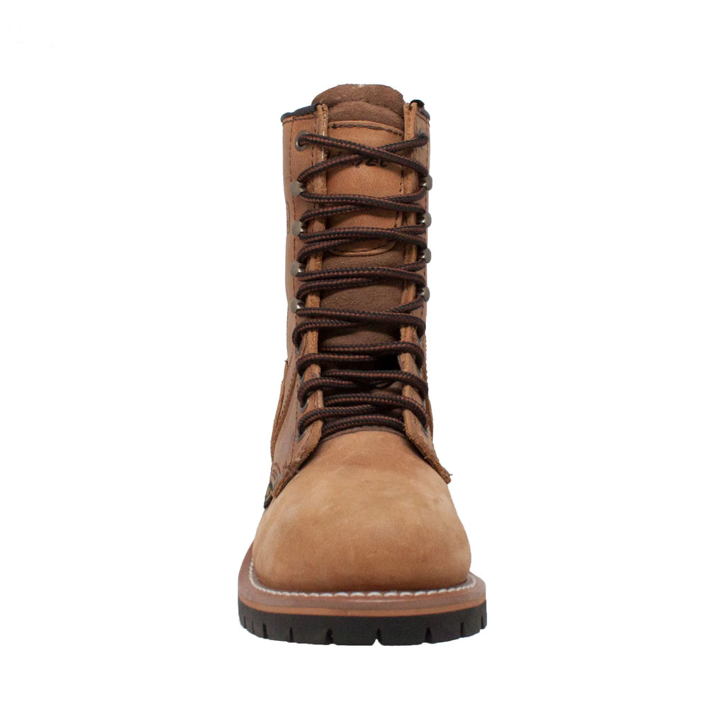 2427- Logger: Women's 9" Work boot- brown [soft toe]