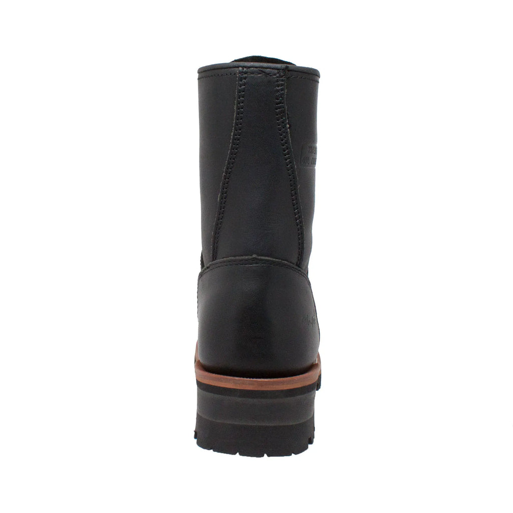 2439- Logger: Women's 9" Work Boot- Black [soft toe]