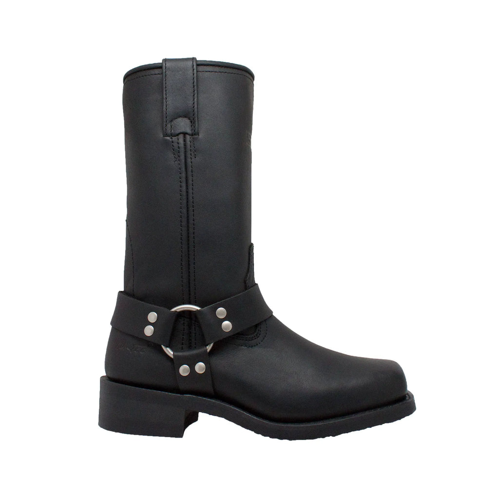 2442: Women's 12" Harness Boot- Black [Soft Toe]