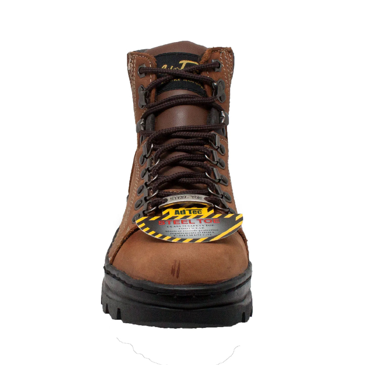 2977: Women's 6" Work Boot- Brown [Steel Toe]