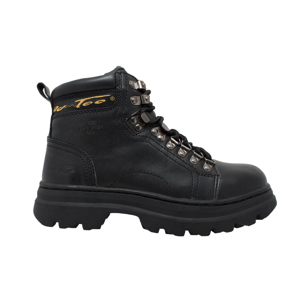 2980: Women's 6" Work Boot- Black - [steel toe]