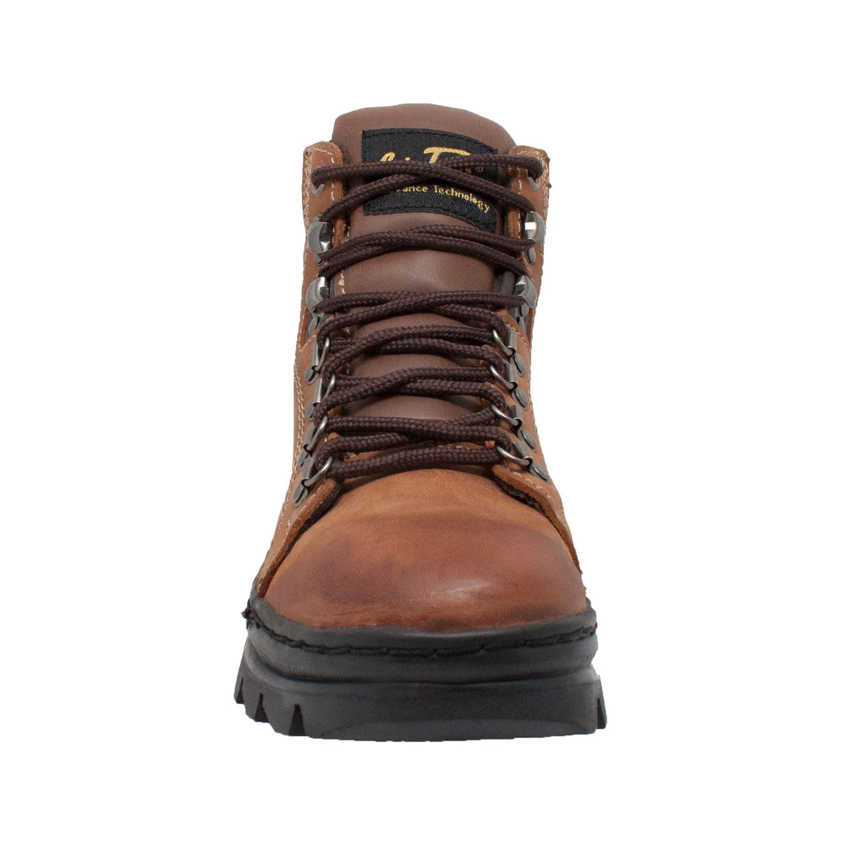 2987: Women's 6" work Boot- Brown [soft toe]