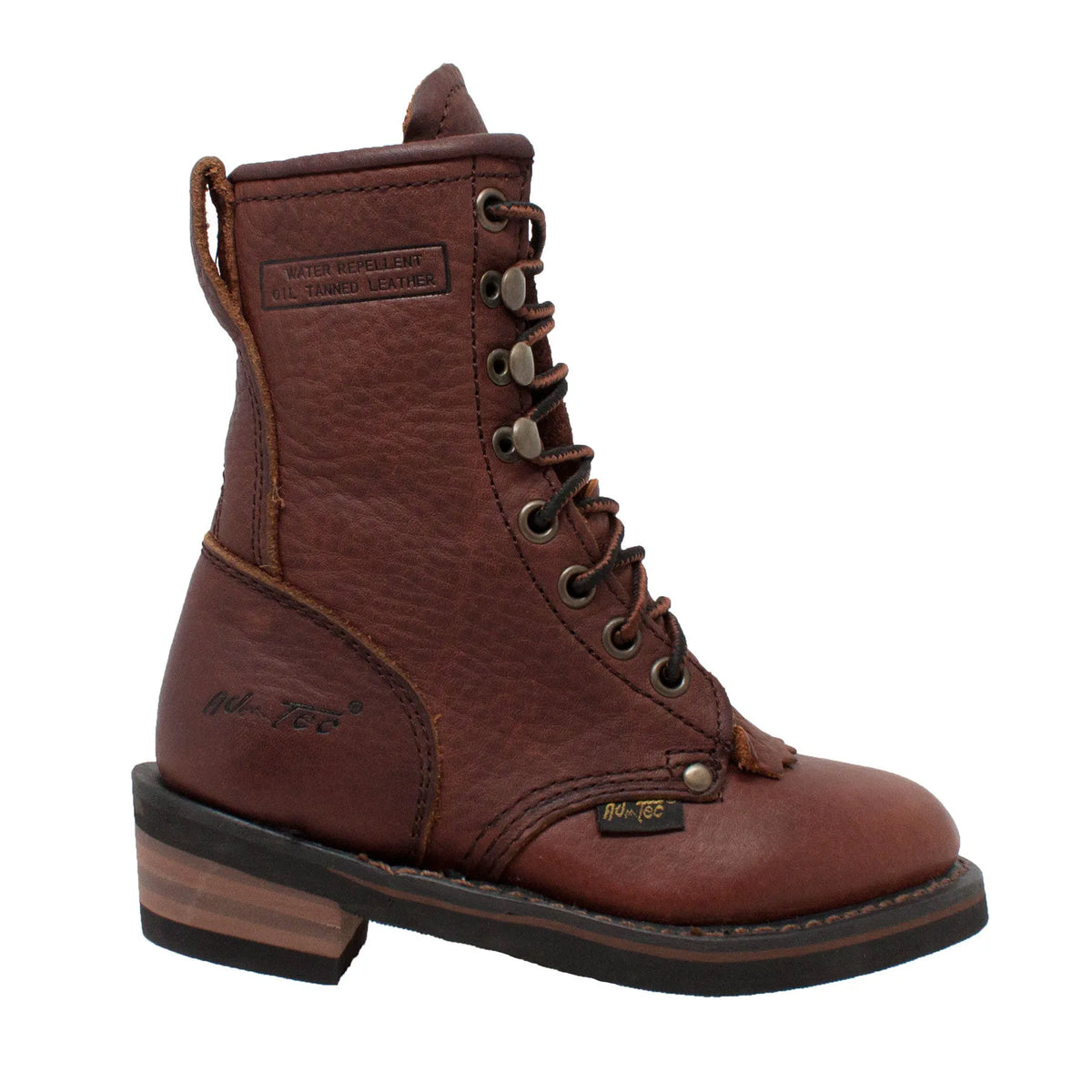 4173: Children's Chestnut Packer - Brown [soft toe]