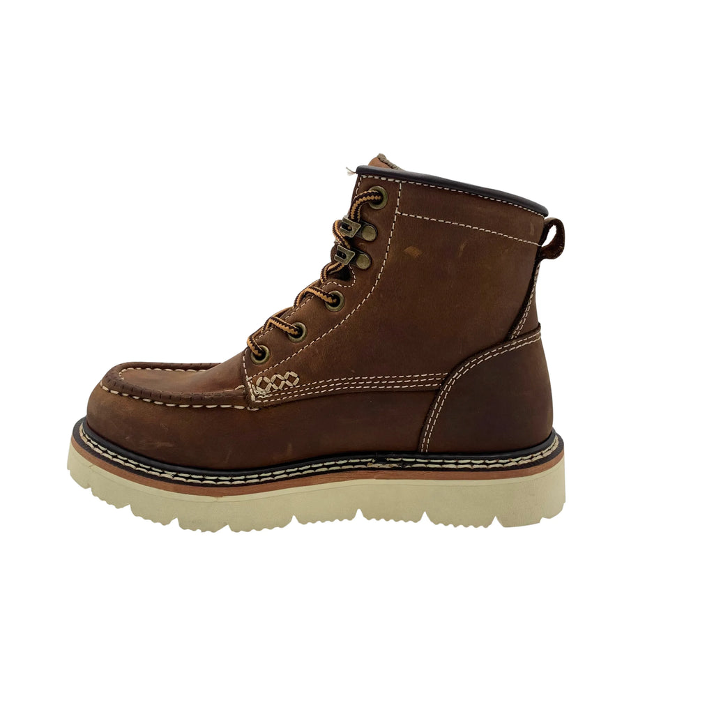 8144- Legacy: Women's 6" Brown Work Boot- [Soft Toe]