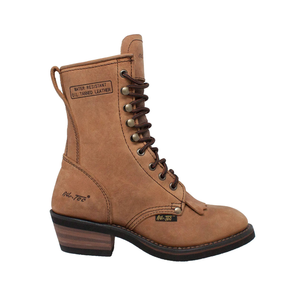 8224: Women's 8" Packer - brown [soft toe]