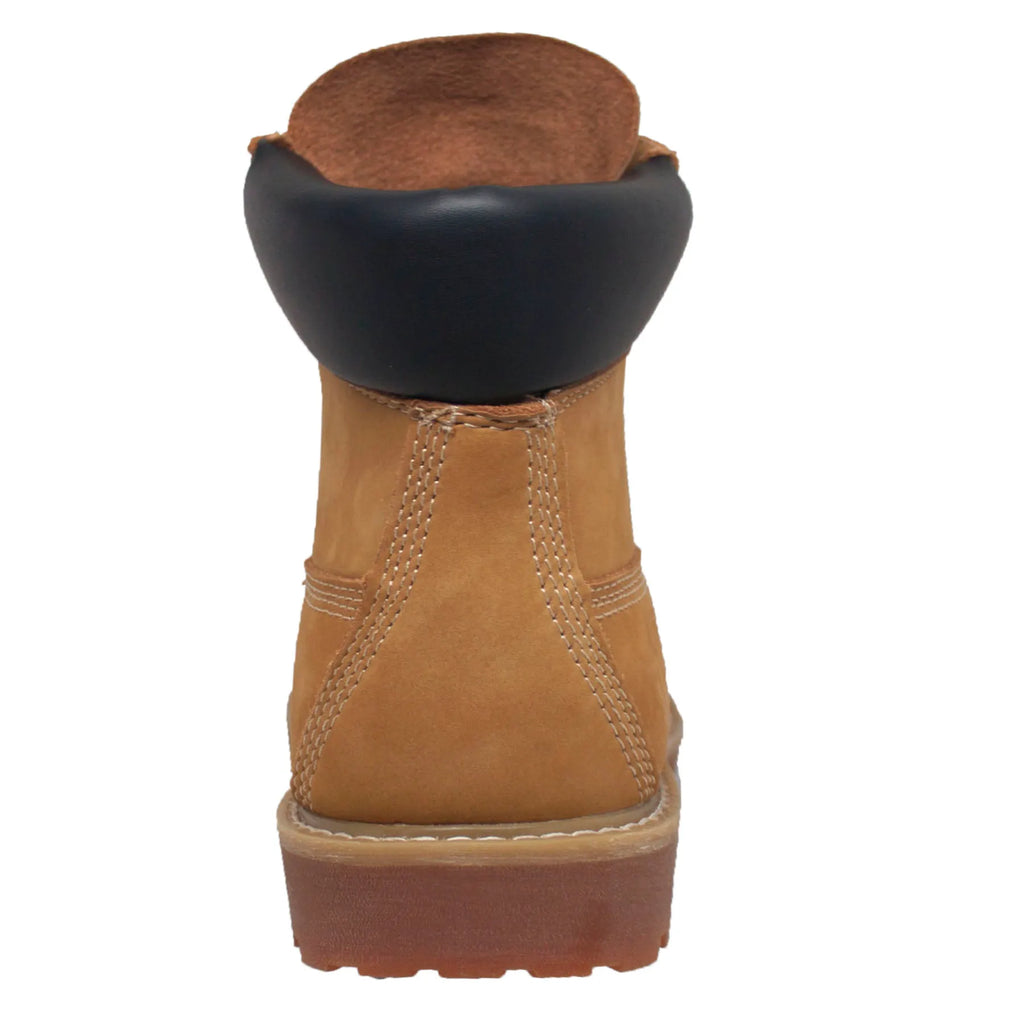 Women's 6" Waterproof Steel Toe Work Boot Tan - 8803
