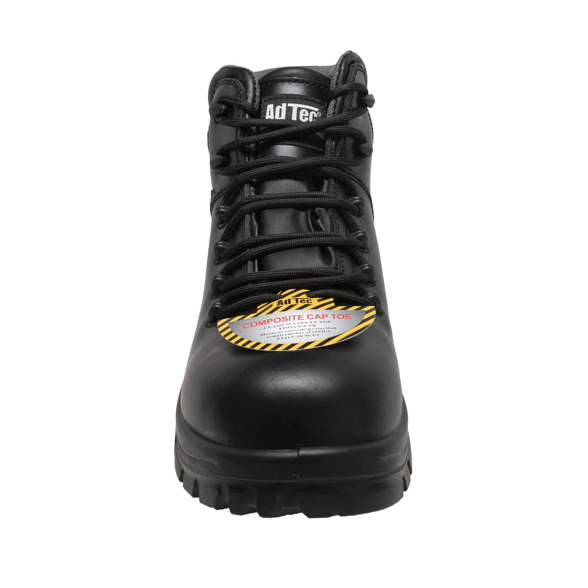 Women's 6" Waterproof Composite Safety Toe Work Boot - 8903-BK