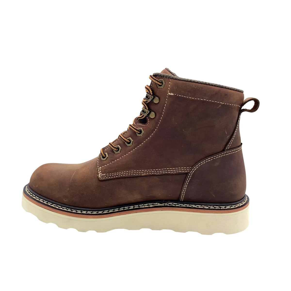 9180- Meadow: Men's 6" Work Boot - Whiskey Brown [Comp Toe, EH]