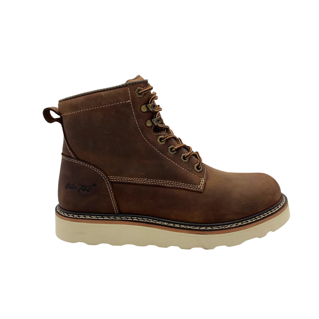 9180- Meadow: Men's 6" Work Boot - Whiskey Brown [Comp Toe, EH]