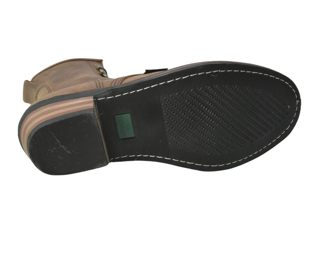 9224: Men's 9" Packer- tan [soft toe]