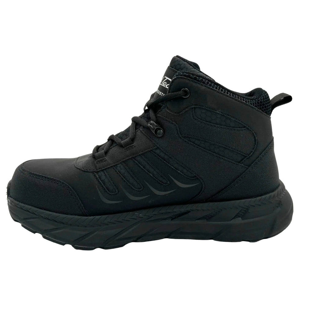 8258PR- ULTRALIGHT: WOMEN'S 6" WORK BOOT: BLACK [ NANO SAFETY TOE, WATERPROOF, PR, SR, EH]