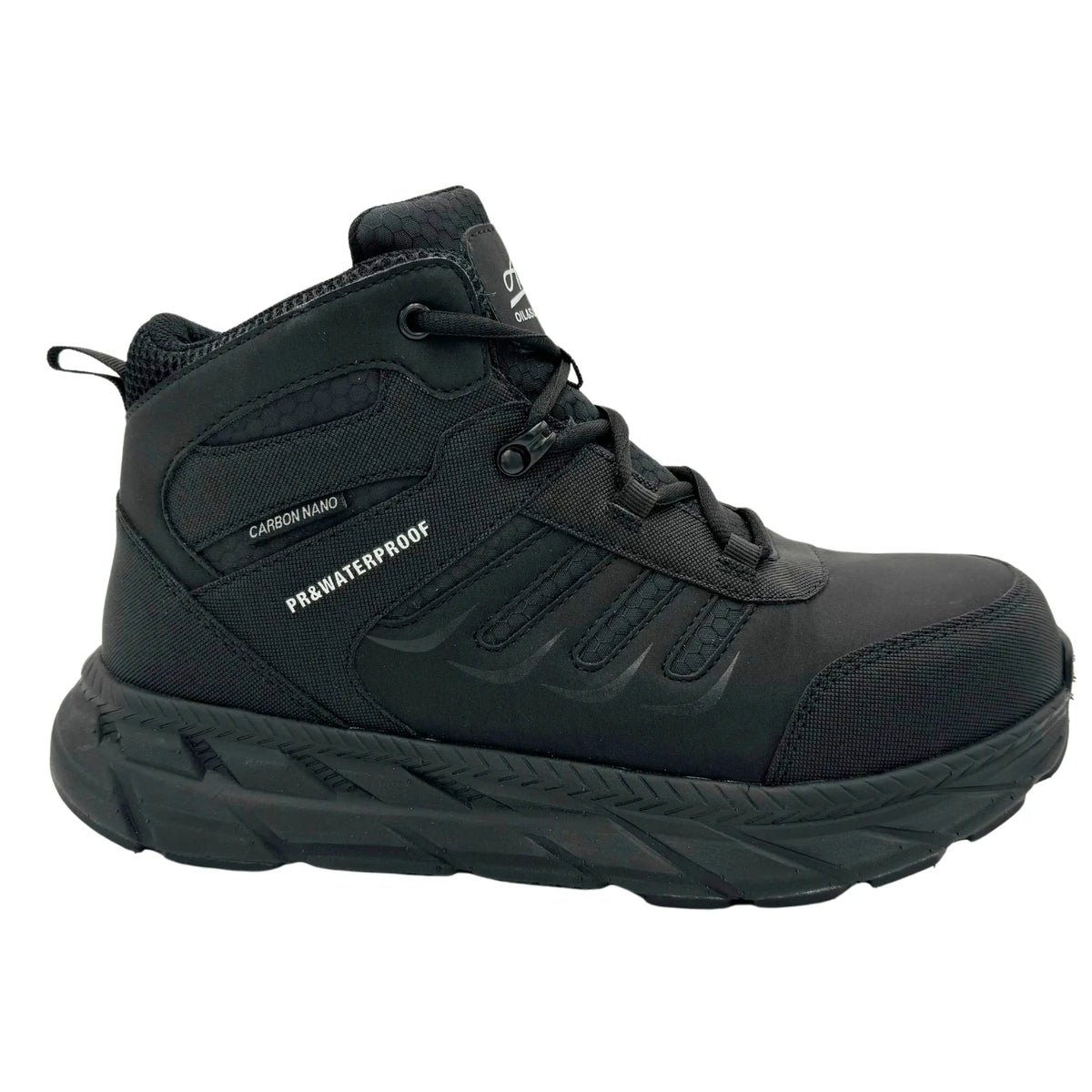8258PR- ULTRALIGHT: WOMEN'S 6" WORK BOOT: BLACK [ NANO SAFETY TOE, WATERPROOF, PR, SR, EH]