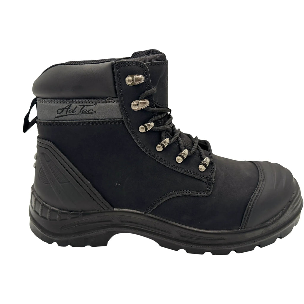 9279- Utility: Men's 6" work boot: Black [Steel Toe]