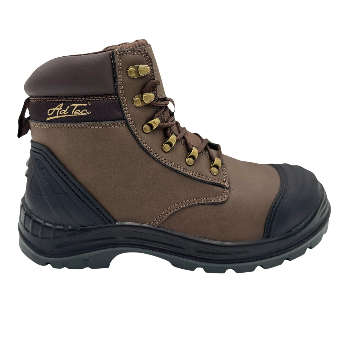 9278- Utility: Men's 6" work boot: Brown [Steel Toe]