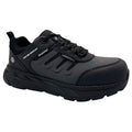 8265PR- Ultralight ESD: Women's 4" work sneaker: Black/Dark Grey [Nano safety toe, wp, pr, sro, ESD]