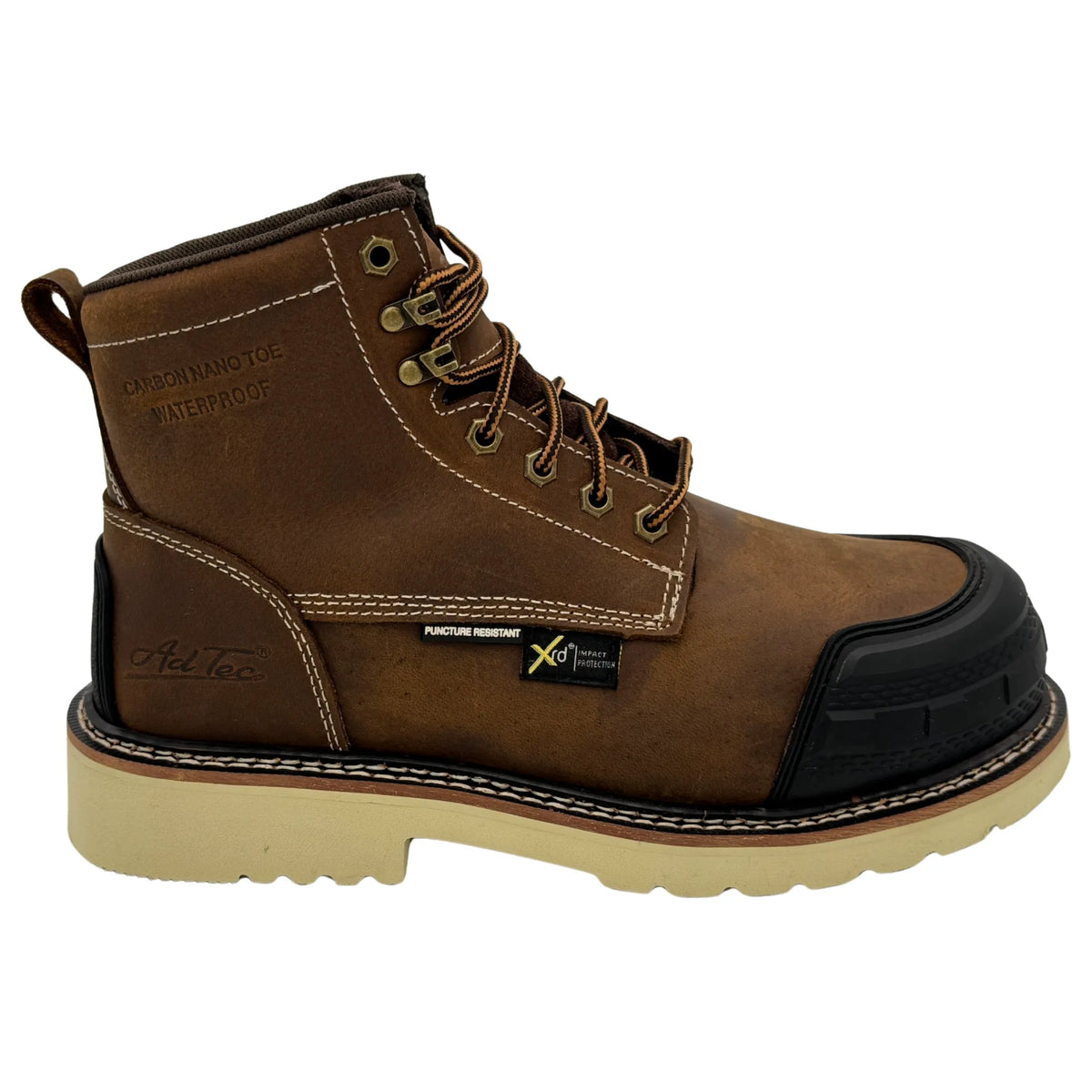 9267- Guardian Pro: Men's 6" Rubber Toe Work boot [COMP TOE, MT, PR, SR, EH, WP]