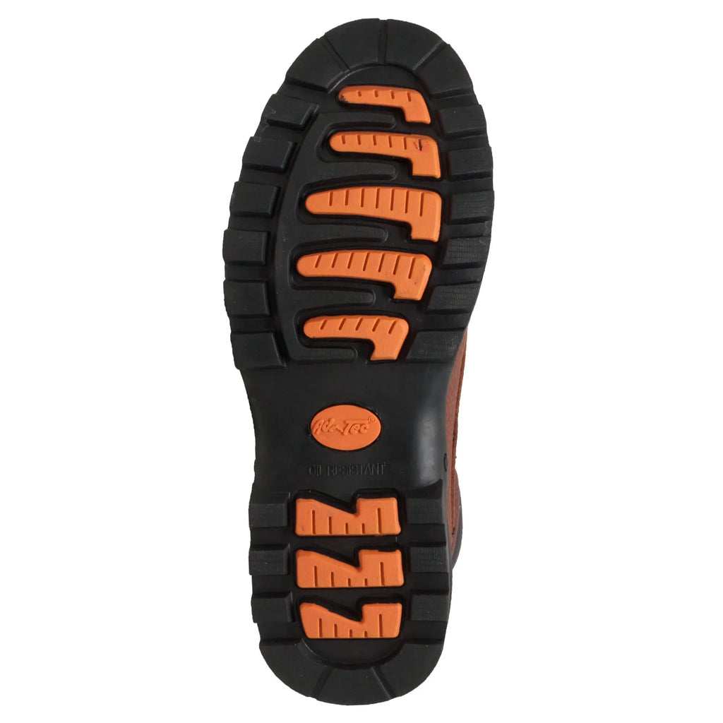 9800: Men's 6" Work Boot- brown [soft toe]