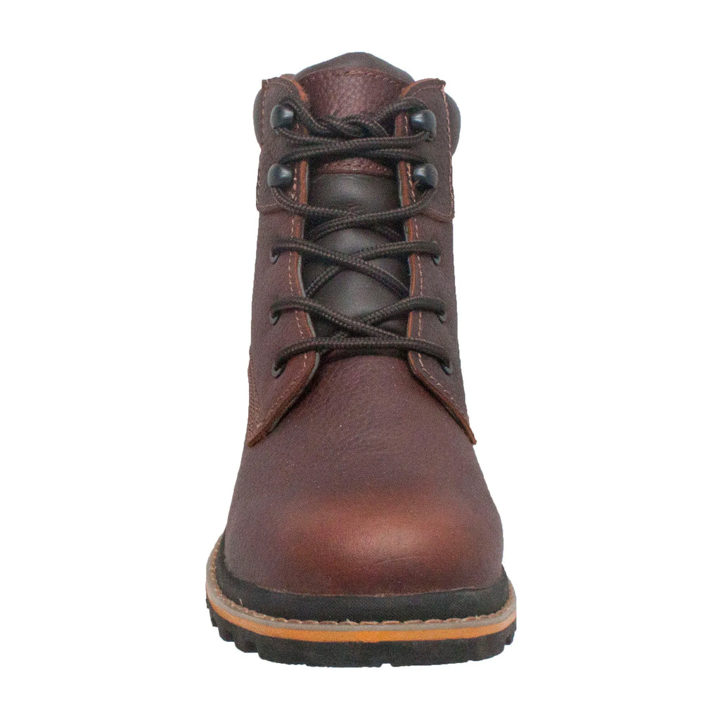 9800: Men's 6" Work Boot- brown [soft toe]