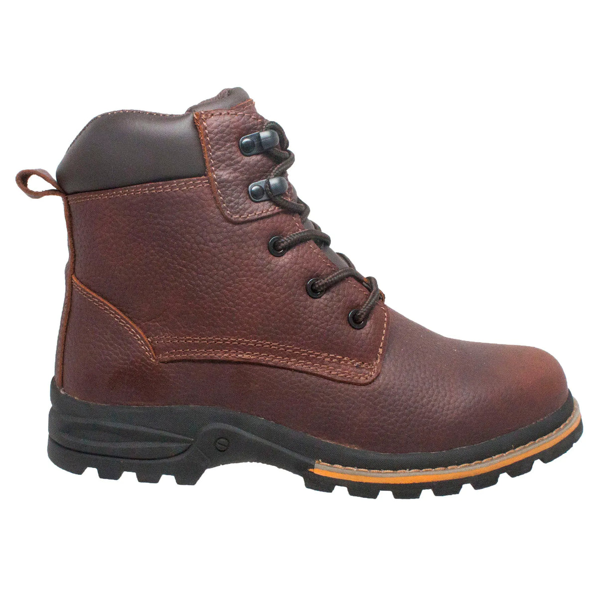 9800: Men's 6" Work Boot- brown [soft toe]