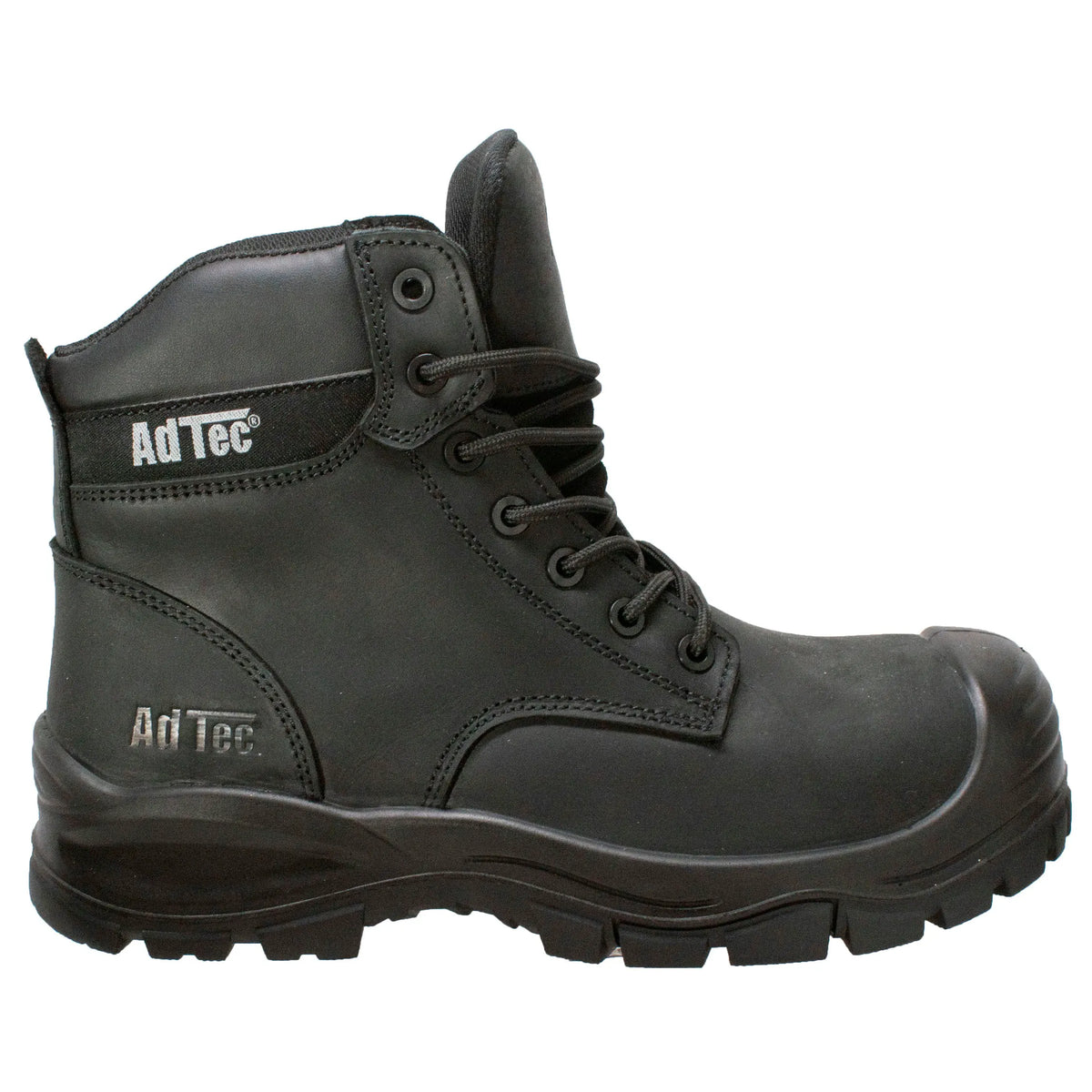 9900bk- Courier: Men 6" Work Boot- Black [comp toe, wp]