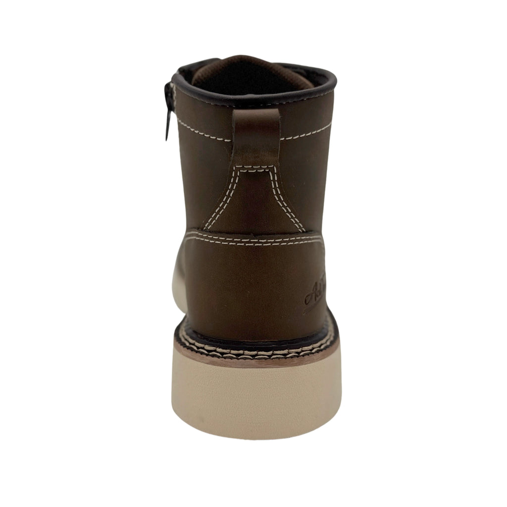 4148- Oregon: Kid's Classic Round Toe Farm Boot w/ Zipper