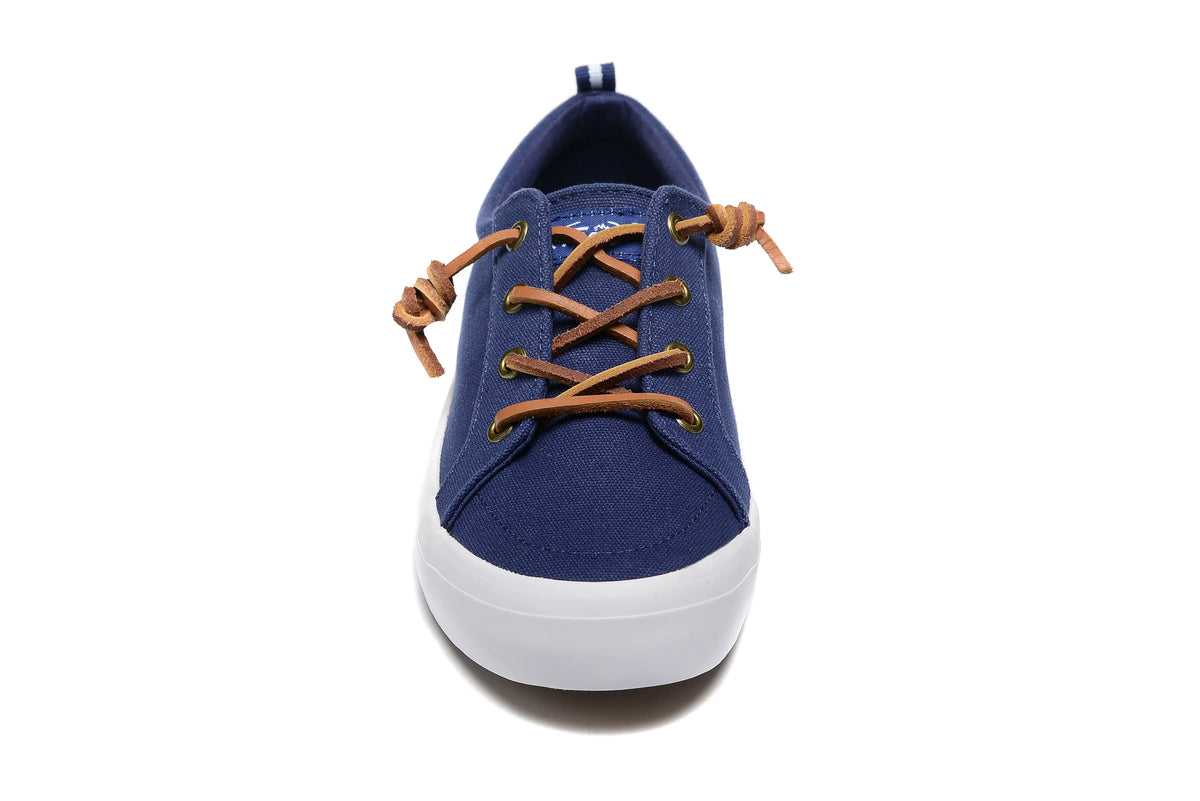 8773NV- TECS: Women Canvas Sneakers (slip-on)