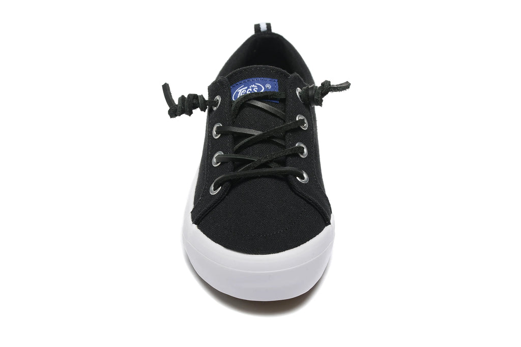 8773BK- TECS: Women Canvas Sneakers (slip-on)