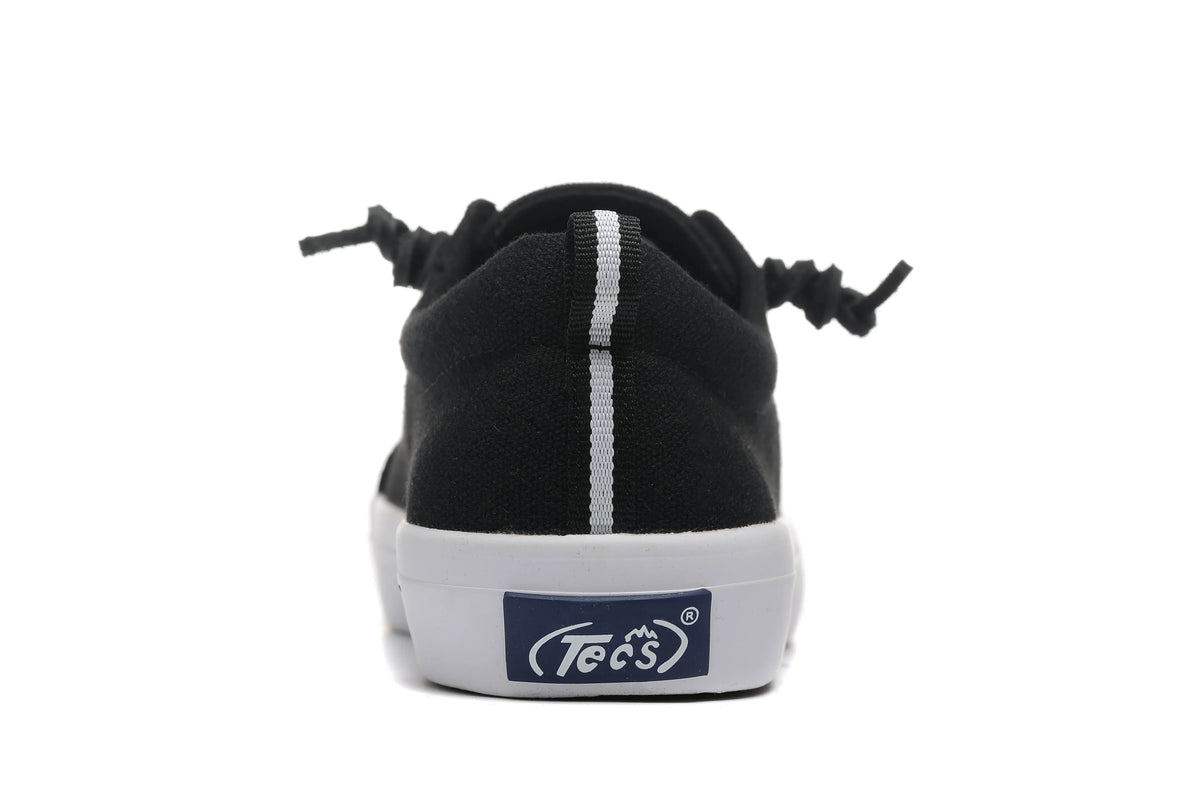 8773BK- TECS: Women Canvas Sneakers (slip-on)