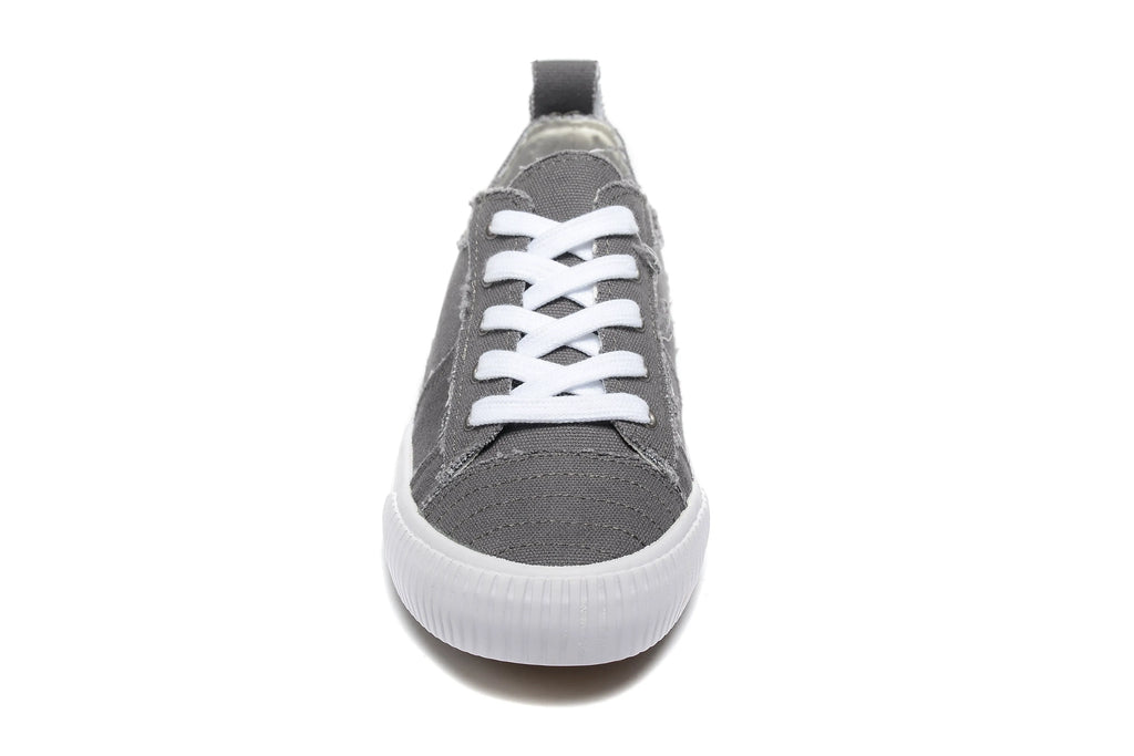 8774GR- TECS: Women Canvas Sneaker (Slip-on)