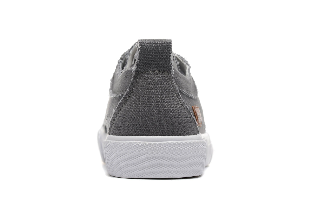 8774GR- TECS: Women Canvas Sneaker (Slip-on)