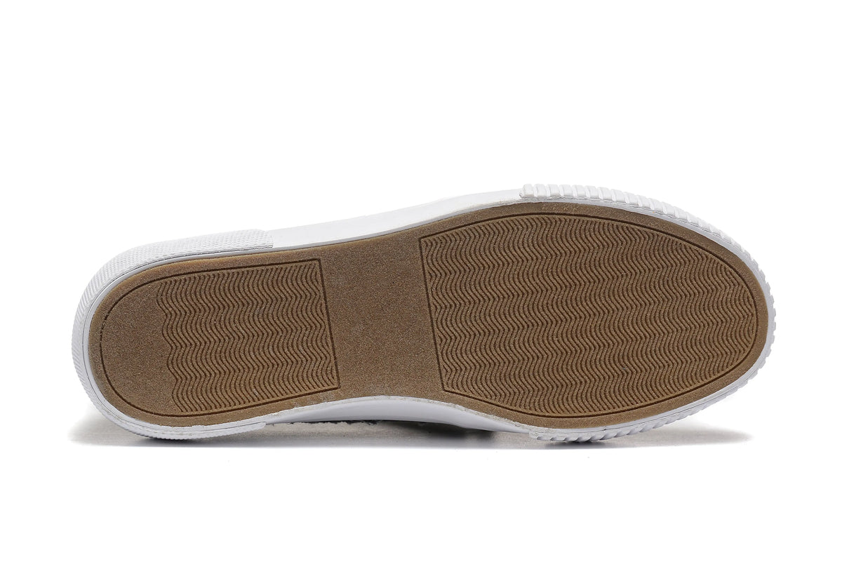 8774GR- TECS: Women Canvas Sneaker (Slip-on)