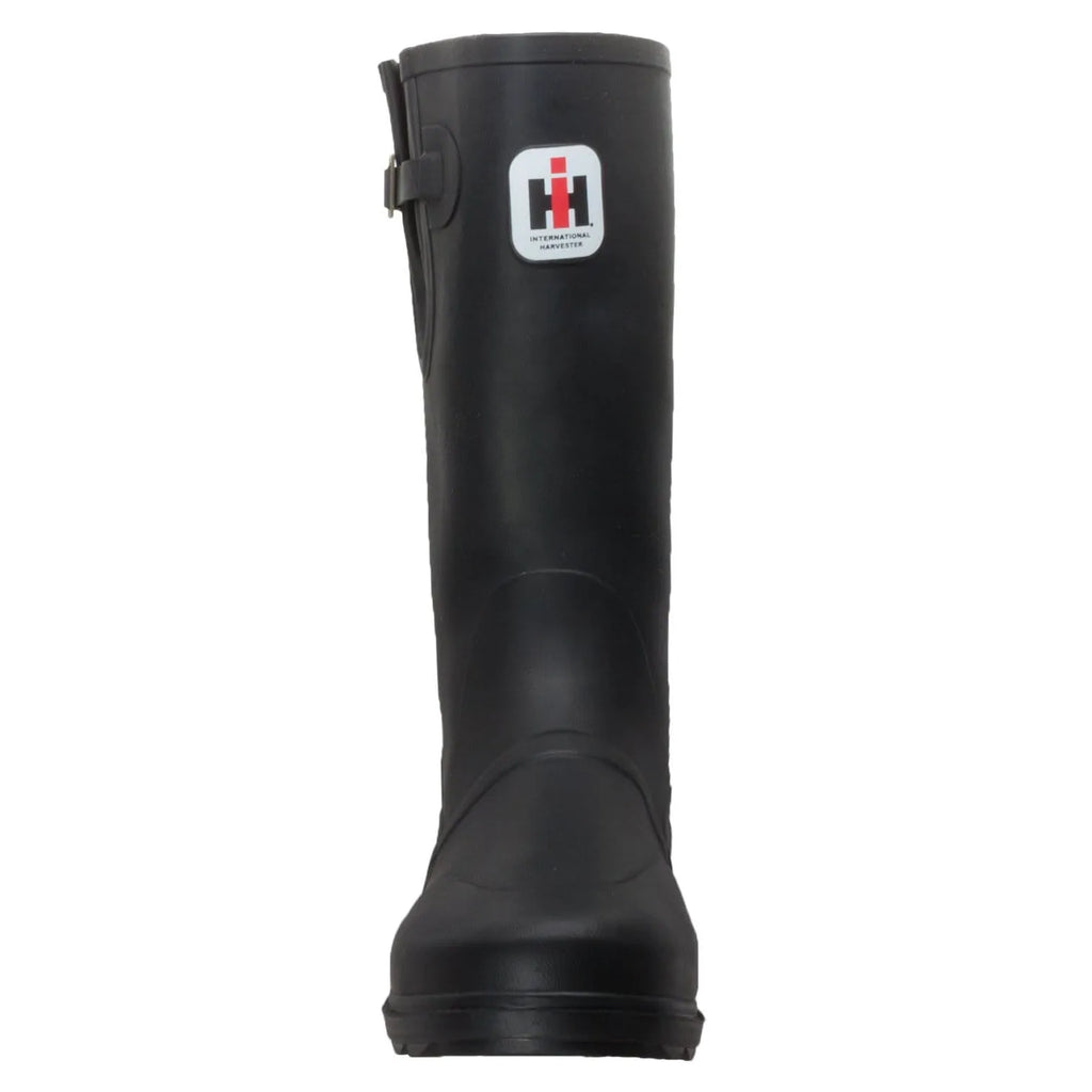 IH1002: Men's Expandable Calf Rubber Boot Black