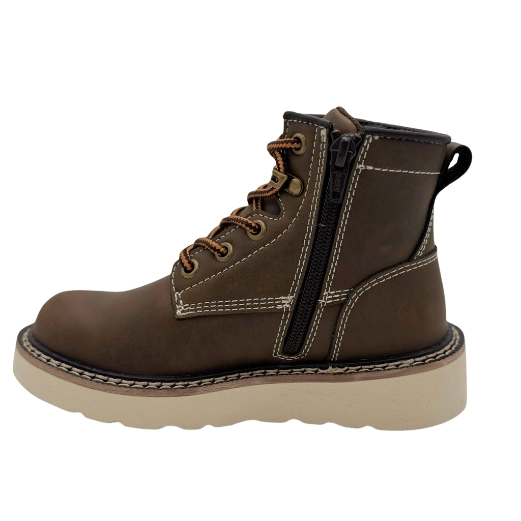 4148- Oregon: Kid's Classic Round Toe Farm Boot w/ Zipper