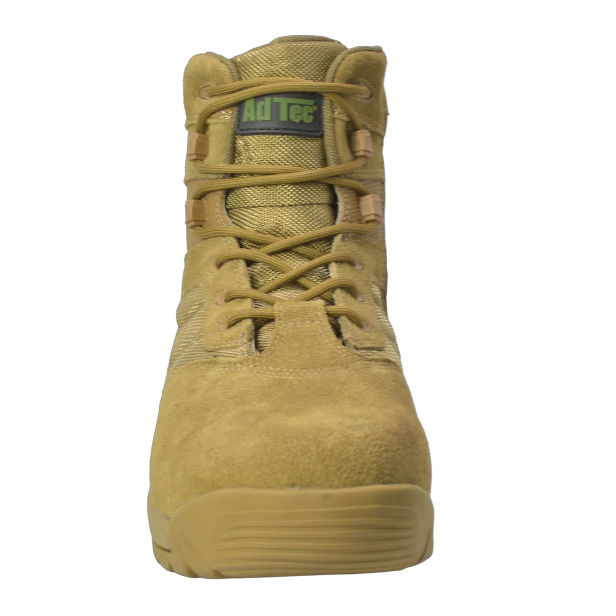 KT1003- Sandbox - Men's 6" Coyote Suede Leather Tactical Boot [Side Zipper]